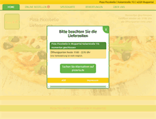 Tablet Screenshot of pizza-piccobello.de